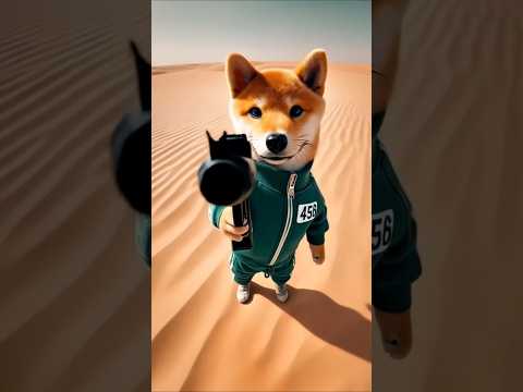 Cute dog beat Squid Game 2 Doll 😱💀 #dog #funny #cartoon