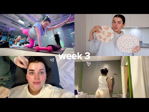 vlog: 2 week check in + pre trip glow ups!!