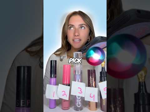 SIRI CHOOSES MY MAKEUP #makeup #subscribe #skincare #getreadywitme #beauty #shoptherealdeal