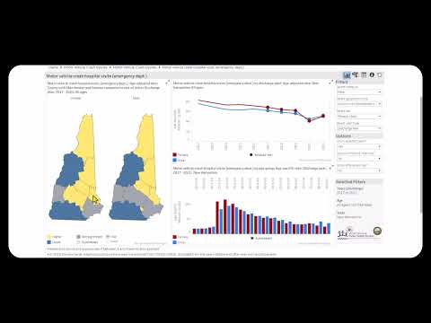 NH DHHS Data Portal Advanced Dashboard Features