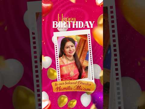 Happy Birthday ​⁠@NamitaAgrawal Ma'am