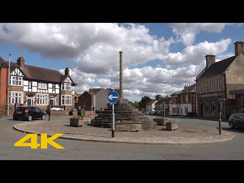 Irthlingborough Walk: Town Centre【4K】