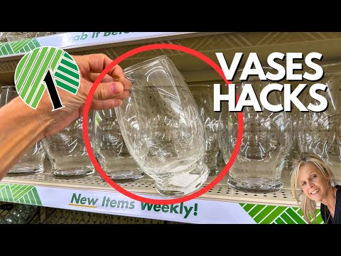 Grab Some Dollar Tree Vases for these High End Home Decor Hacks