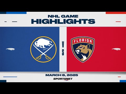 NHL Highlights | Panthers vs. Sabres - March 8, 2025