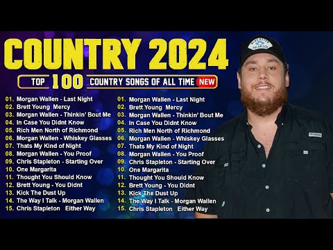 Country Music Playlist 2024 🦽 Luke Combs, Morgan Wallen, Chris Stapleton, Kane Brown, Jason Aldean