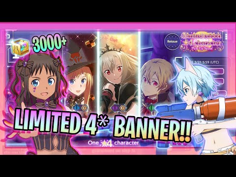 [SAO UB/ARS]GOING ALL OUT FOR LIMITED BANNER!! - Sword Art Online Alicization Unleash Blading