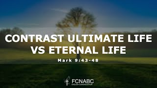 2025.3.23 | Contrast Ultimate Life vs Eternal Life | Elder Wang