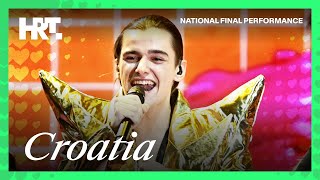 Marko Bošnjak - Poison Cake | Croatia 🇭🇷 | National Final Performance | #Eurovision2025