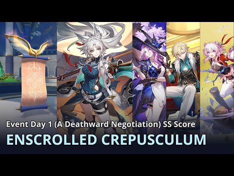 Enscrolled Crepusculum Day 1 - E0S1 Feixiao + E1S1 Jade (90k Score) | Honkai: Star Rail