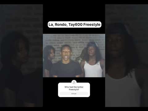 LA capone Tay 600 and Rondo Freestyle 😨#violenceprevention #gangmember #chicago