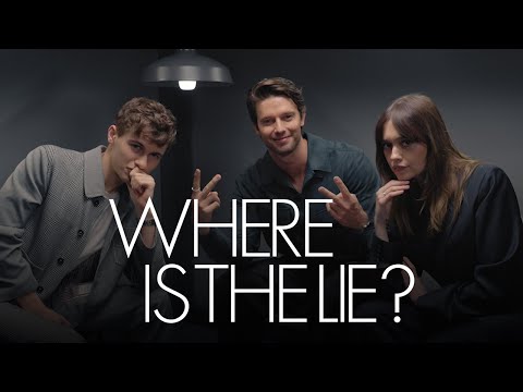 Patrick Schwarzenegger, Aimee Lou Wood, & Sam Nivola Take the Hot Seat | Where Is The Lie? | ELLE