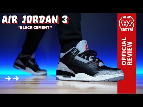 Air Jordan 3 Black Cement 2024