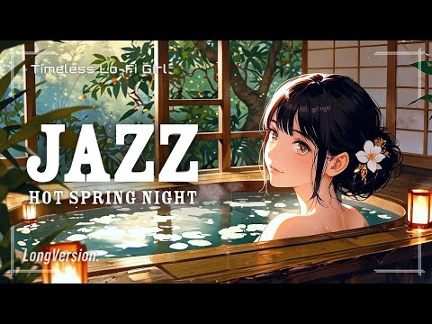 [Japanese Modern x RelaxJazz] Relaxing melodies wrapped in hot spring steam Long|Timeless Lo-Fi Girl