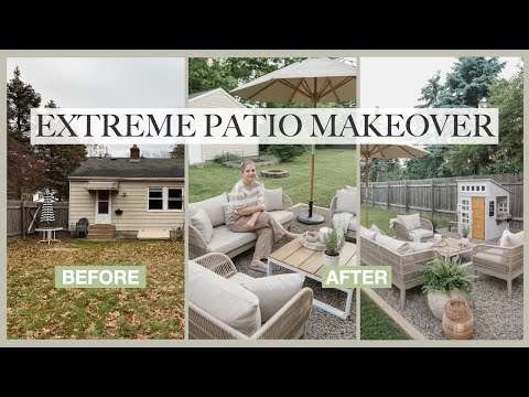 Extreme Outdoor Patio Makeover / Boho Decor