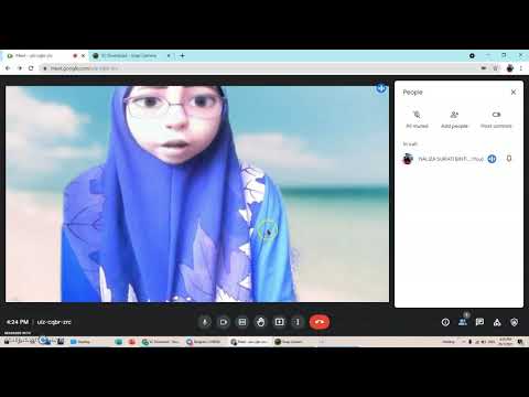 JOM TRY FILTER CAMERA SEMASA GOOGLE MEET DENGAN SNAP CAMERA