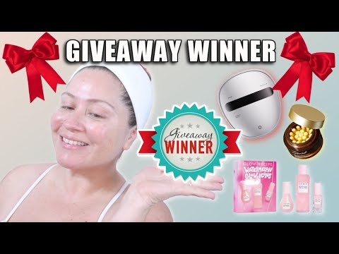 🎈GIVEAWAY WINNER 🎈#giveaway #glowingskin