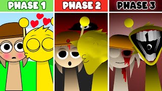 All Reactions and Phases of Simon & Tunner KISSING In Incredibox Sprunki Sinner Edition!