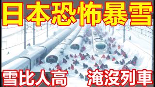 Japan suffers severe snowstorm disaster! 120 cm blizzard paralyzed the entire city!