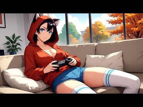 Fall Gaming with your waifu 🍂 Best Lofi Chillwave Playlist - for cozy gaming