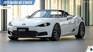 New 2025 Mazda MX-5 Miata Revealed - best two-door roadster sports car?