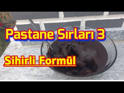 👉Pastane Sırları 3 (Ganaj Sos Yapımı)✅️