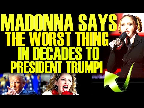 MADONNA SAYS THE WORST THING IN HISTORY TO PRESIDENT TRUMP AFTER LOSING MILLIONS OF FANS!