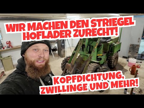 Neues Leben für den Striegel 300D Hoflader - FarmVLOG#1053