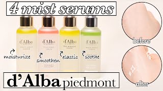 d’Alba White Truffle mist serum 4 types [ dry skin , rough skin , vibrant , lacks elasticity ]