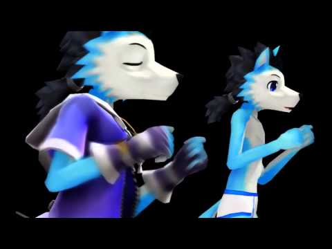 【UTAUカバー+MMD】HYBRID【獣音ロウ】