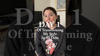 🌟 Day 1 of My 30-Day Style Transformation 🌟