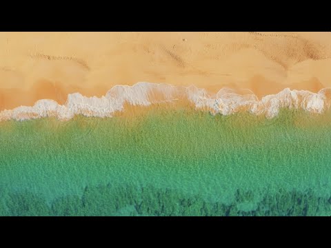 8 Hours - Relaxing Ocean Waves Video & Sound - 4K Aerial - RELAX, SLEEP, MEDITATE | Great Escapes