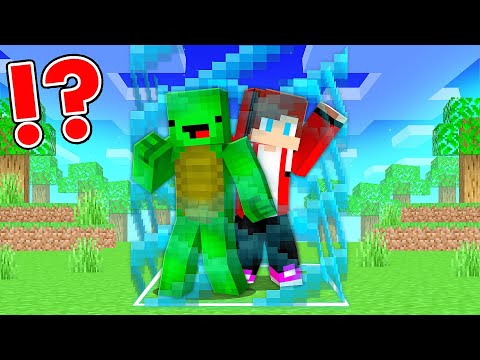 JJ And Mikey Survive In The BARRIER In Minecraft - Maizen