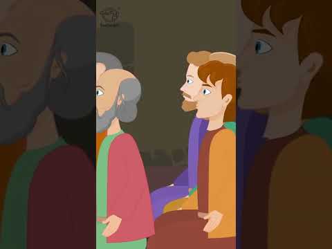 Jesus Raises Lazarus From the Dead - Holy Tales Bible Stories - Animated Cartoons For Kids -#shorts.