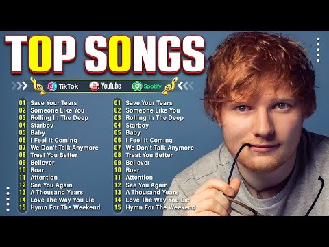 Ed Sheeran, Bruno Mars, Dua Lipa, Adele, Maroon 5, Rihanna, The Weeknd - Billboard Top 50 This Week