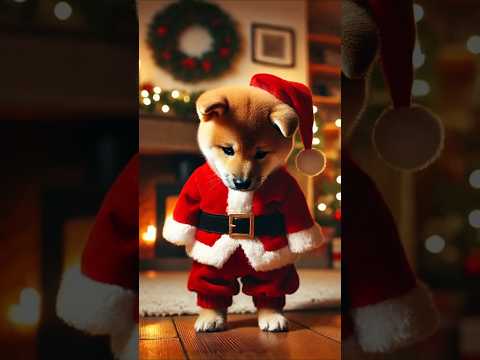 Cute dog ruined Christmas 🎅😱 #dog # funny #cartoon