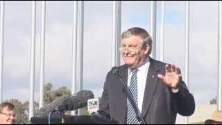 National Wind Power Fraud Rally: Senator Chris Back