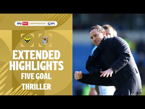 FIVE GOAL THRILLER! | Oxford United v Coventry City extended highlights