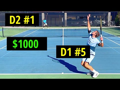 Who Wins $1,000? Division 1 vs Division 2  *USTA 5.0+*