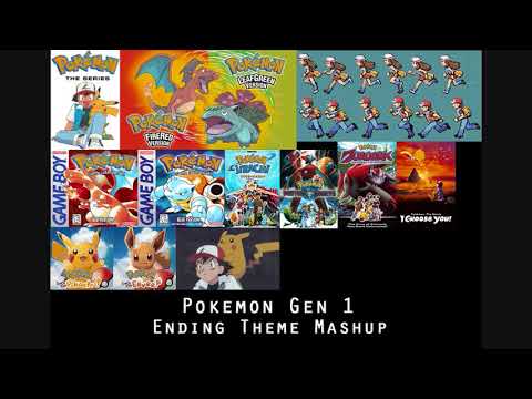 Pokemon Gen 1 Ending Theme Mashup