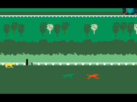 Matell Intellvision Game: Horse Racing (1980 Mattel)