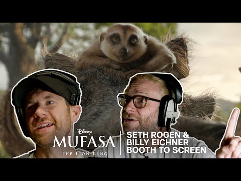 Mufasa: The Lion King | Seth Rogen & Billy Eichner Booth-to-Screen | In Theaters December 20