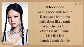 JENNIE like JENNIE Easy Lyrics