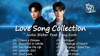 Justin Bieber Feat. Jung Kook  - Love Song Collection Playlist✨🎵 [Official Music Ai] New Song 2025❤️