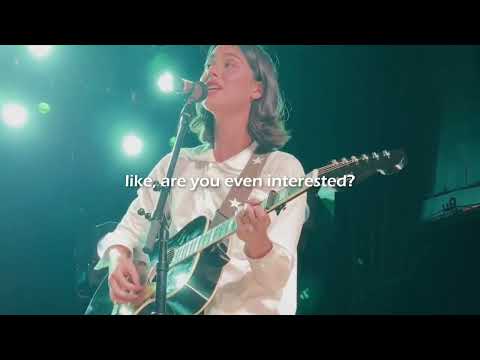 Gracie Abrams - Blowing Smoke (Lyrics) | Live Performance with Audrey Hobert at The Echo, LA