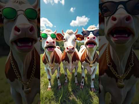 FUNNY COW DANCE 🐄| COW SONG  _ COW VIDEOS | DANCING COW | ANIMAL SOUND