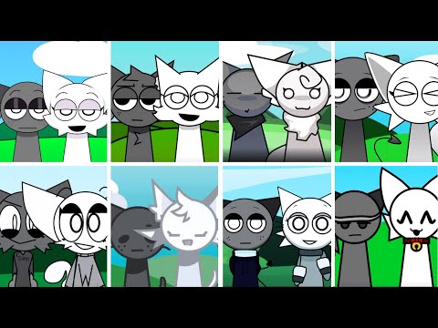 🤍🖤Incredibox - Sprunki but MIX WENDA and GRAY in ALL Different Mods | V2🤍🖤