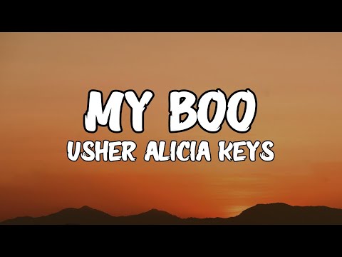 Usher - My Boo (Lyrics) ft. Alicia Keys