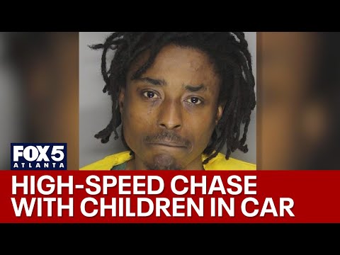 Man leads police on car chase with 3 children in car | FOX 5 News