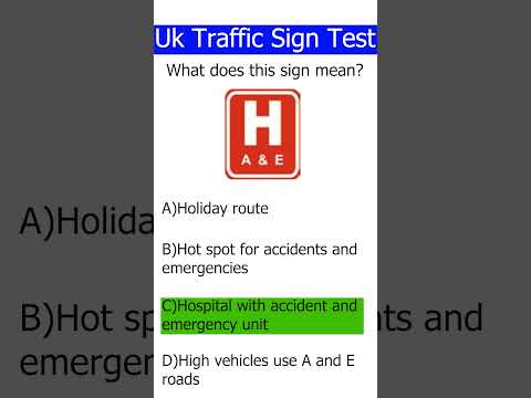 UK Traffic Sign Theory Test Part 5 #uk #drivinglicense