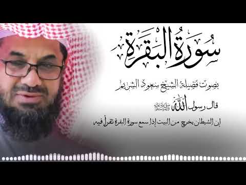 سورة البقرة كاملة فضيلة الشيخ سعود الشريم surah baqarah saud shuraim